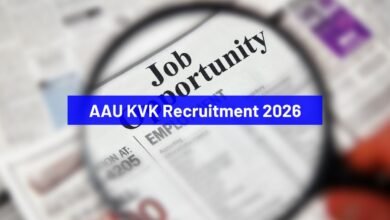 AAU KVK Recruitment 2026