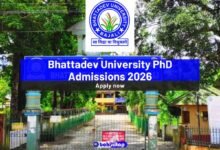 Bhattadev University PhD Admissions 2026