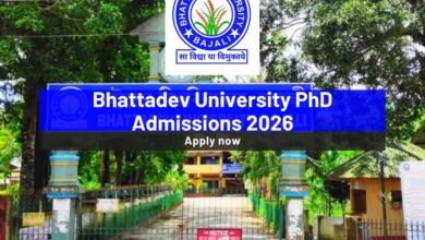 Bhattadev University PhD Admissions 2026