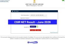 CSIR NET Result June 2026