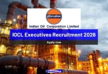 IOCL Executives Recruitment 2026
