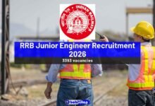 RRB Junior Engineer Recruitment 2026