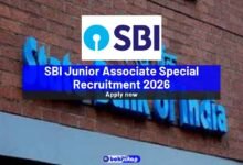 SBI Junior Associate Special Recruitment 2026