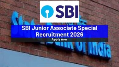 SBI Junior Associate Special Recruitment 2026