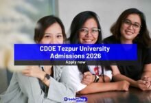 CDOE Tezpur University Admissions 2026