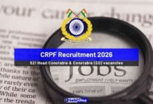 CRPF Recruitment 2026