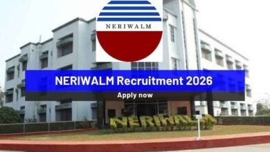 NERIWALM Recruitment 2026