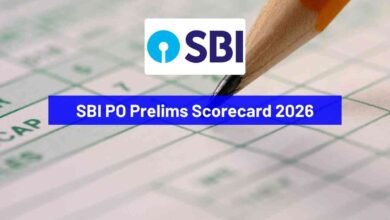 SBI PO Prelims Scorecard 2026 and Cutoff
