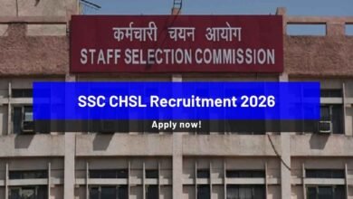 SSC CHSL Recruitment 2026