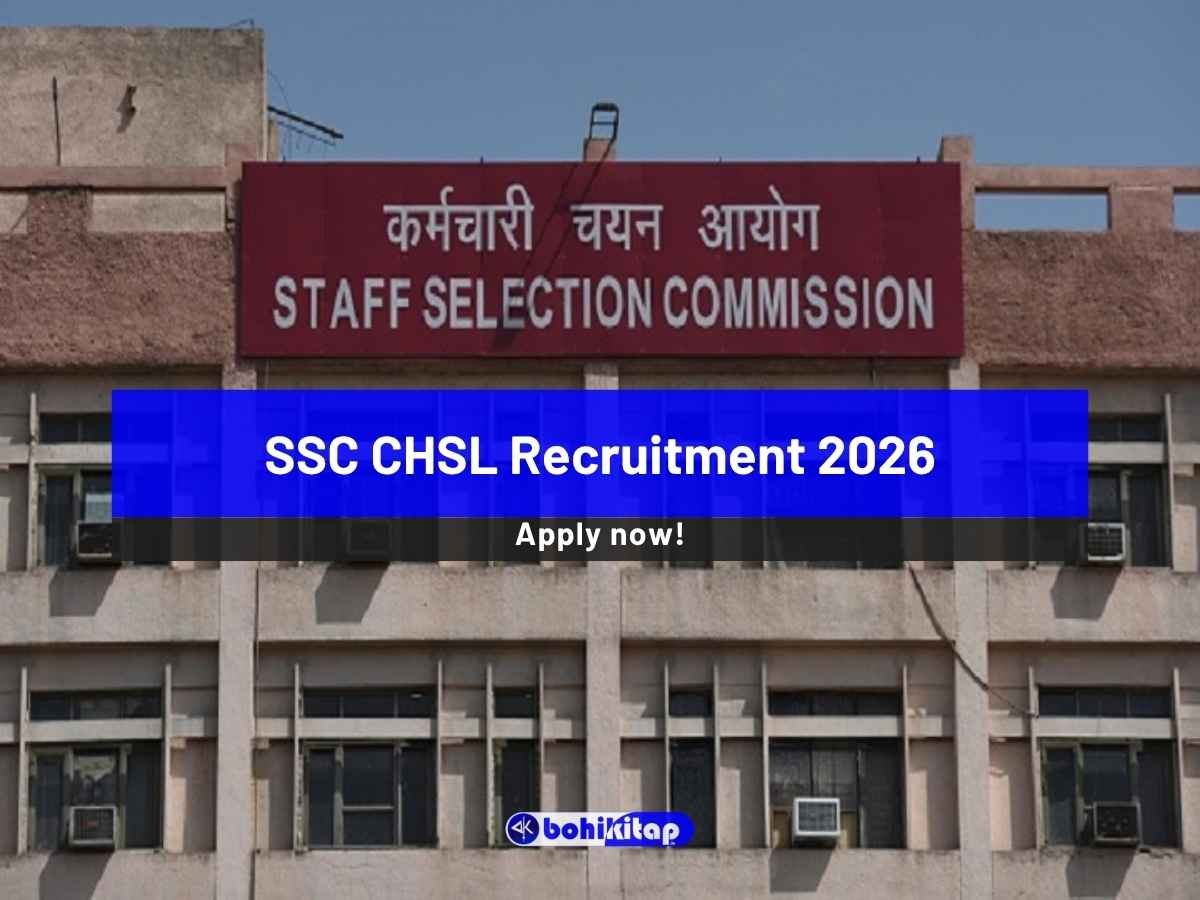SSC CHSL Recruitment 2026: Apply for 2536 vacancies; Check syllabus and books recommended here - Bohikitap SSC CHSL Recruitment 2026