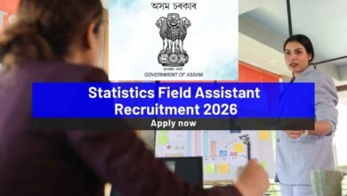 Statistics Field Assistant Recruitment 2026