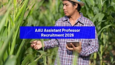 AAU Assistant Professor Recruitment 2026