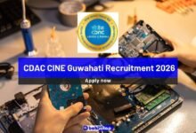 CDAC CINE Guwahati Recruitment 2026
