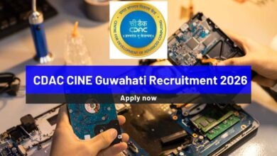 CDAC CINE Guwahati Recruitment 2026