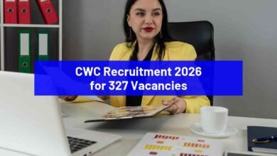 CWC Recruitment 2026 for 327 Vacancies