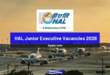 HAL Junior Executive Vacancies 2026