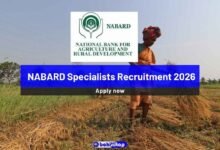 NABARD Specialists Recruitment 2026