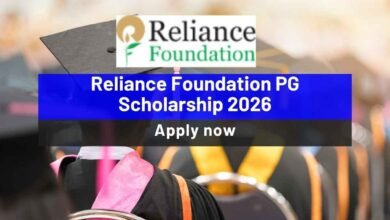 Reliance Foundation PG Scholarship 2026